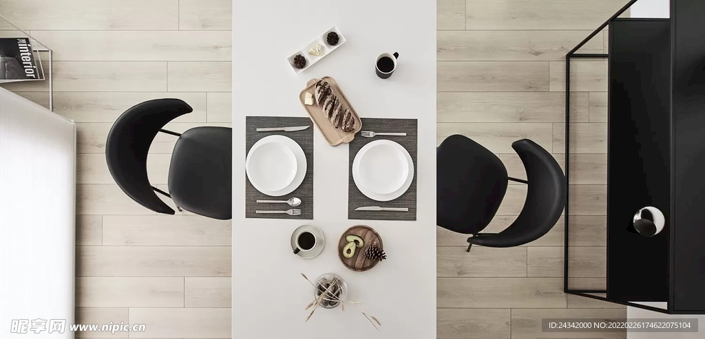 北欧风格家装实景图