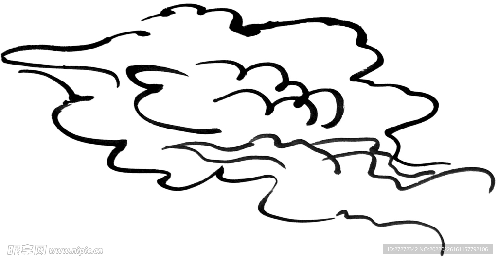 水墨云