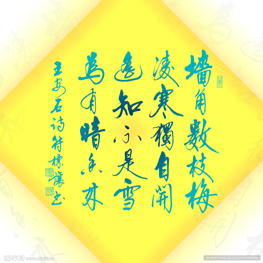 墙角一枝梅