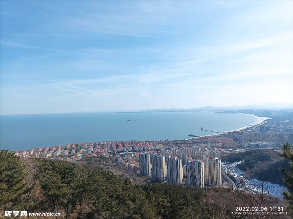 鸟瞰海滨