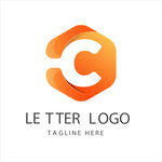 立体渐变logo 
