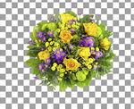 透明底花艺          