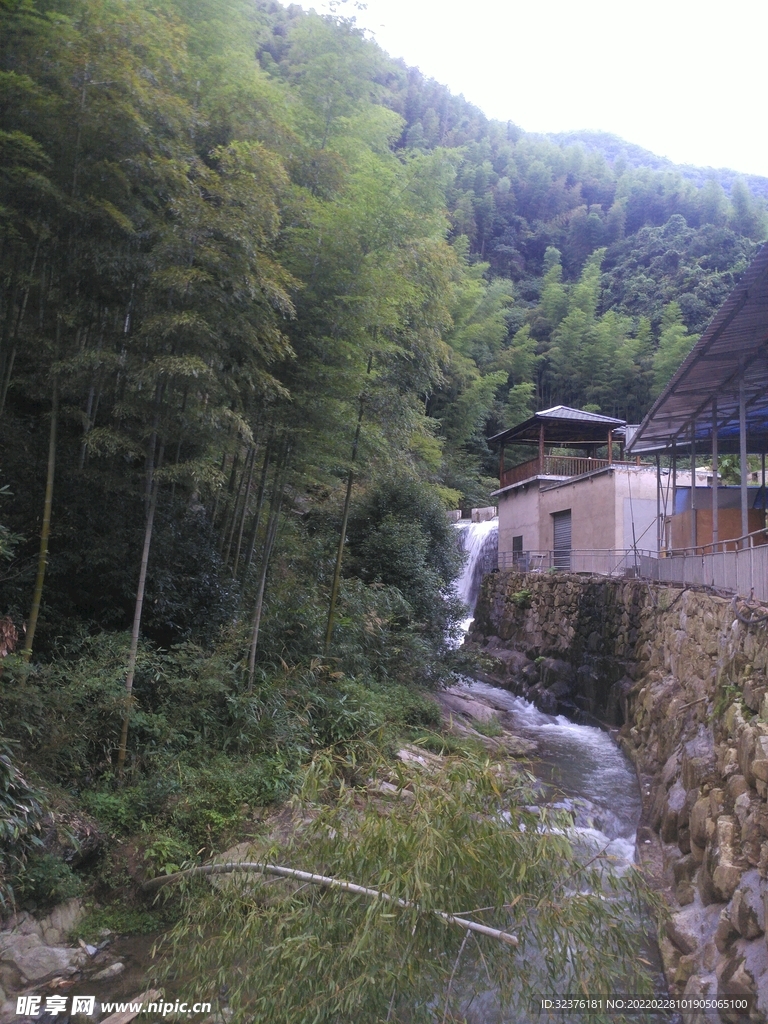 山涧 小溪 自然风景 深山