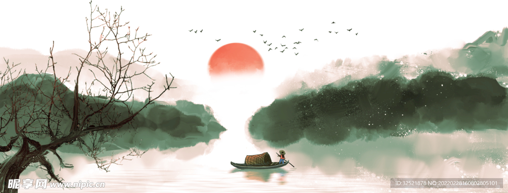 山水画