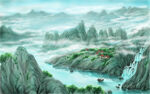 山水画 