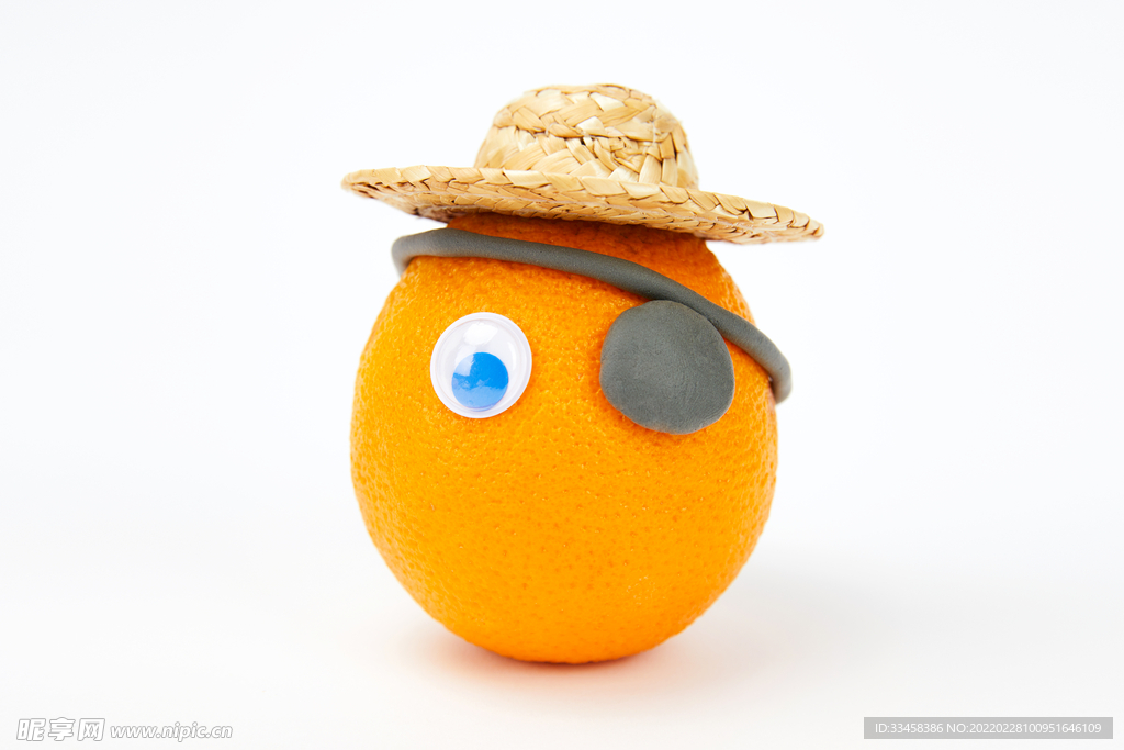 愚人节创意水果橙子