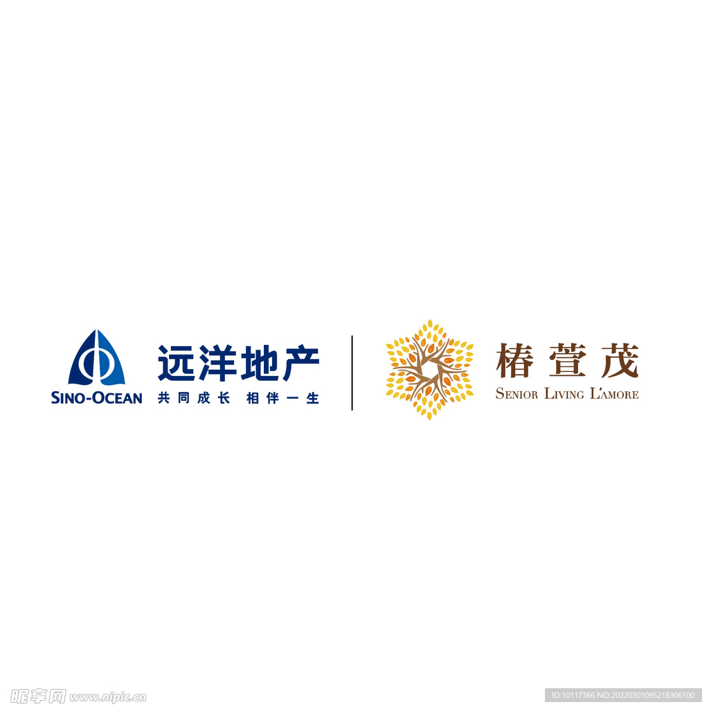 远洋地产椿萱茂高端养老logo