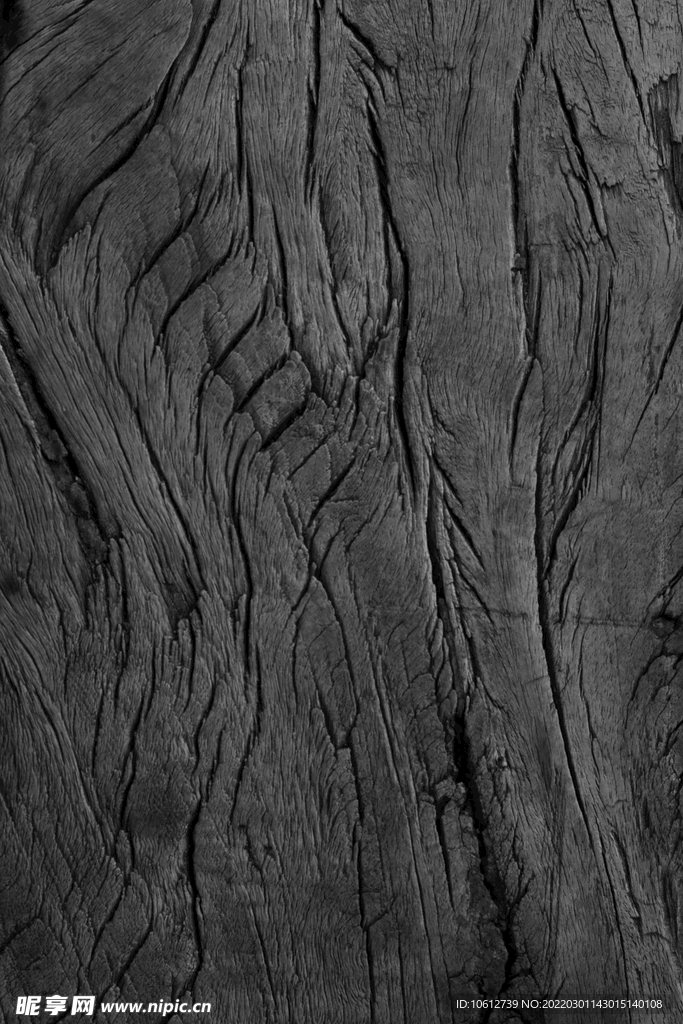 高清灰色黑色木纹 树木肌理