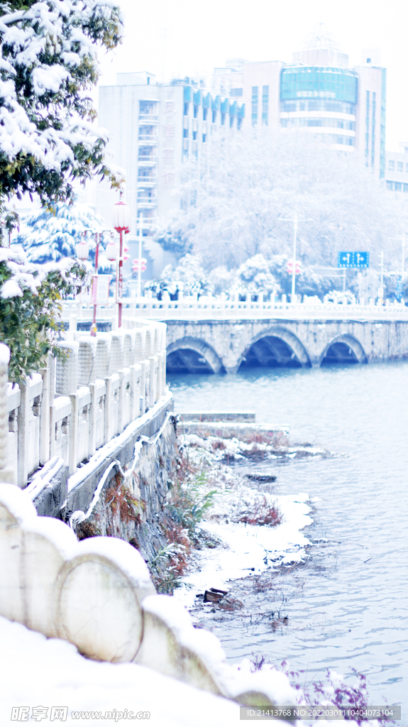 冬日雪景风景 