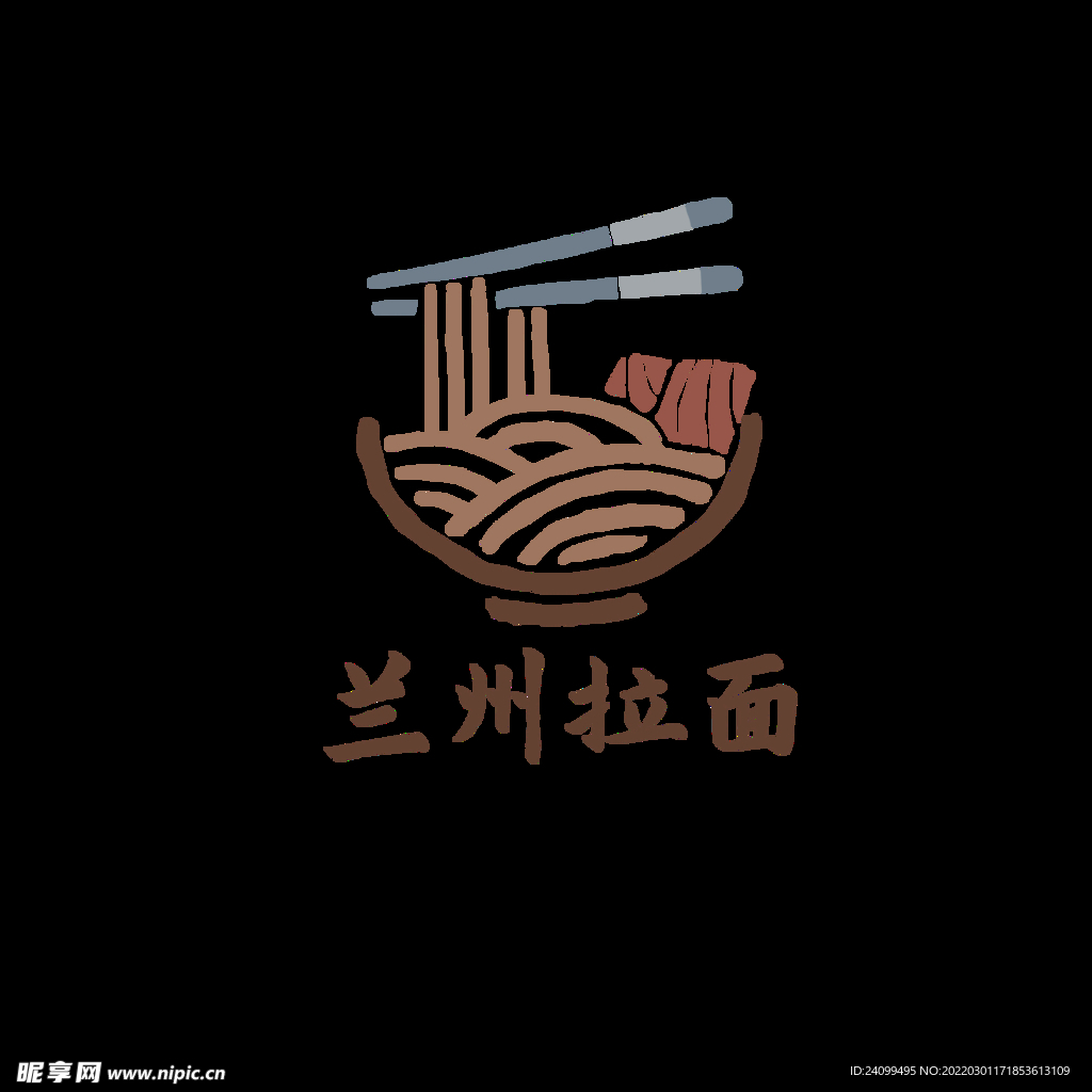 兰州拉面logo设计图片