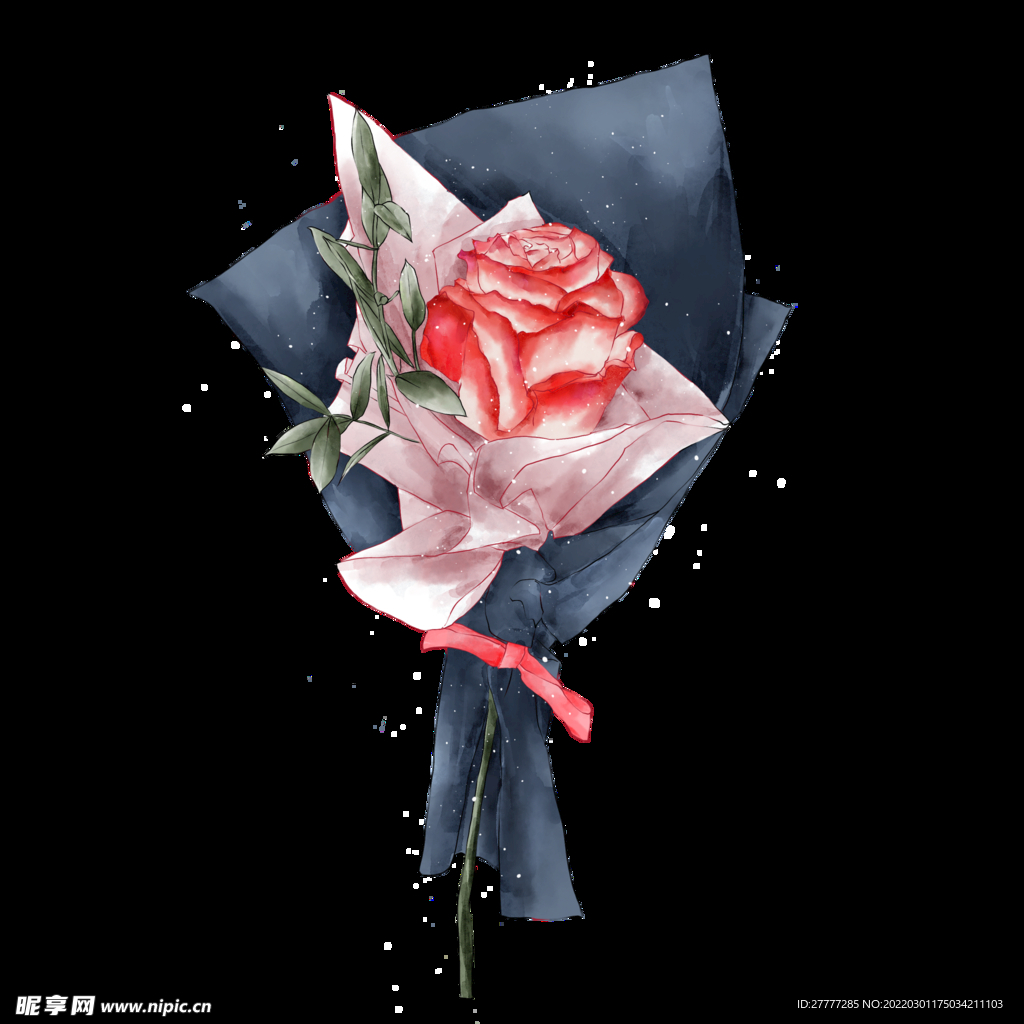 妇女节情人节玫瑰花花束