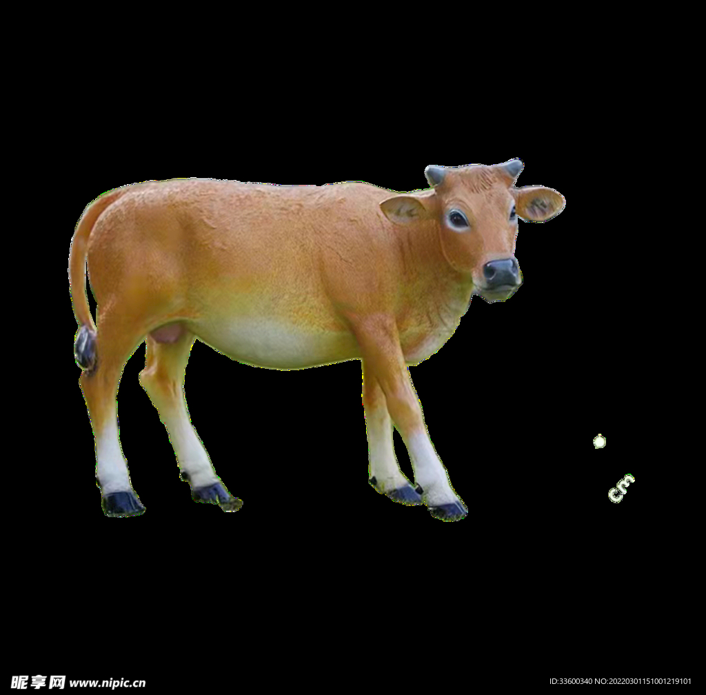 仿真黄牛玻璃钢雕塑模型