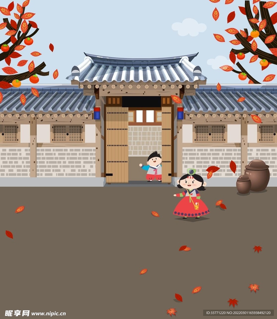 卡通古代人物 
