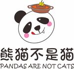 熊猫加火锅logo设计