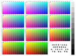 CMYK模式色谱