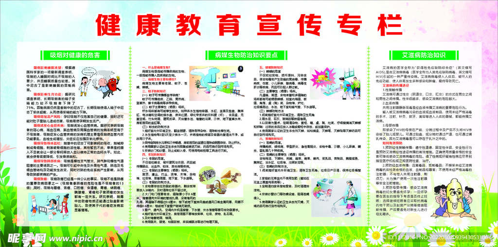 健康教育宣传栏  