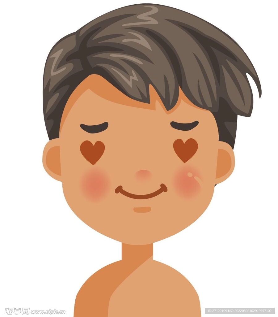 卡通男生可爱表情