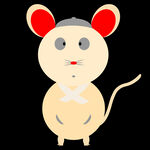 卡通动物老鼠绘图