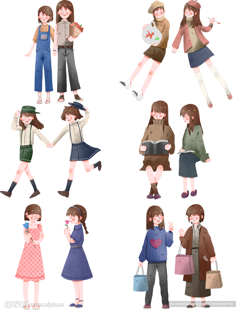 女神们聚会过节套图