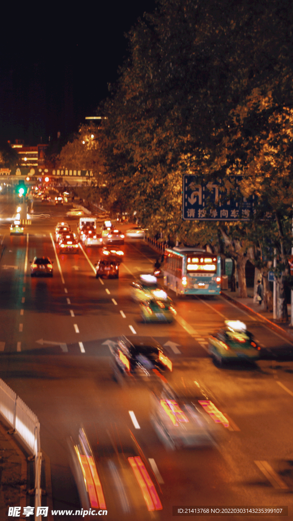 夜晚城市风景 