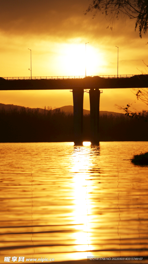 夕阳残阳美景 