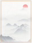 古风水墨画背景
