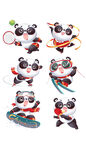 熊猫运动套图