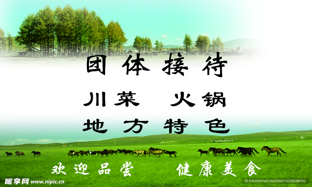 名片    草原    马  