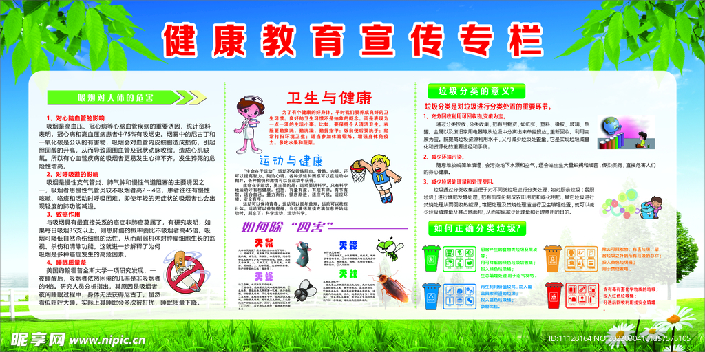 健康教育宣传专栏