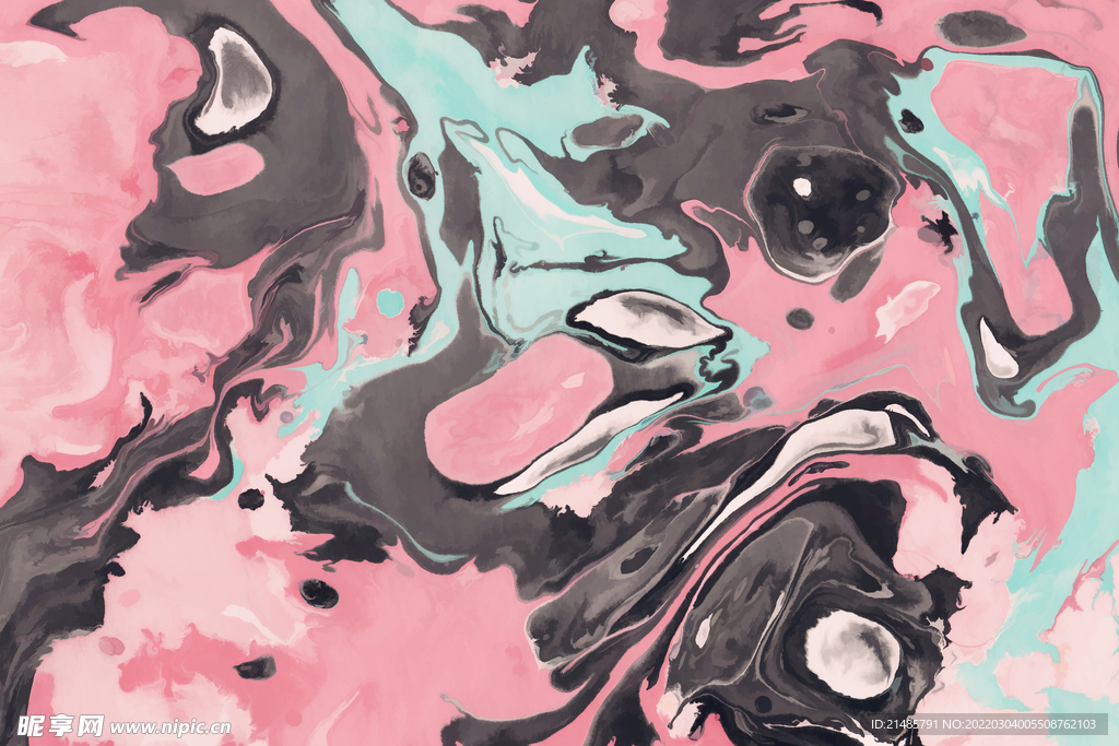 抽象油画 