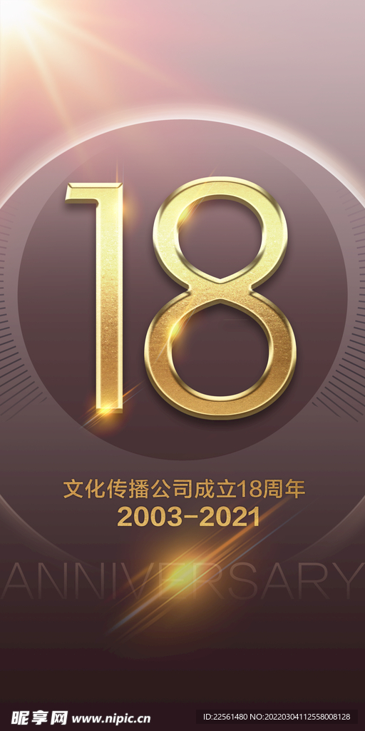 18周年