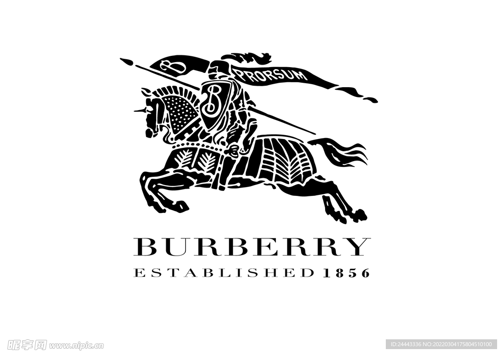 burberry博柏利logo设计图