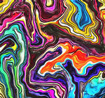 彩色油画