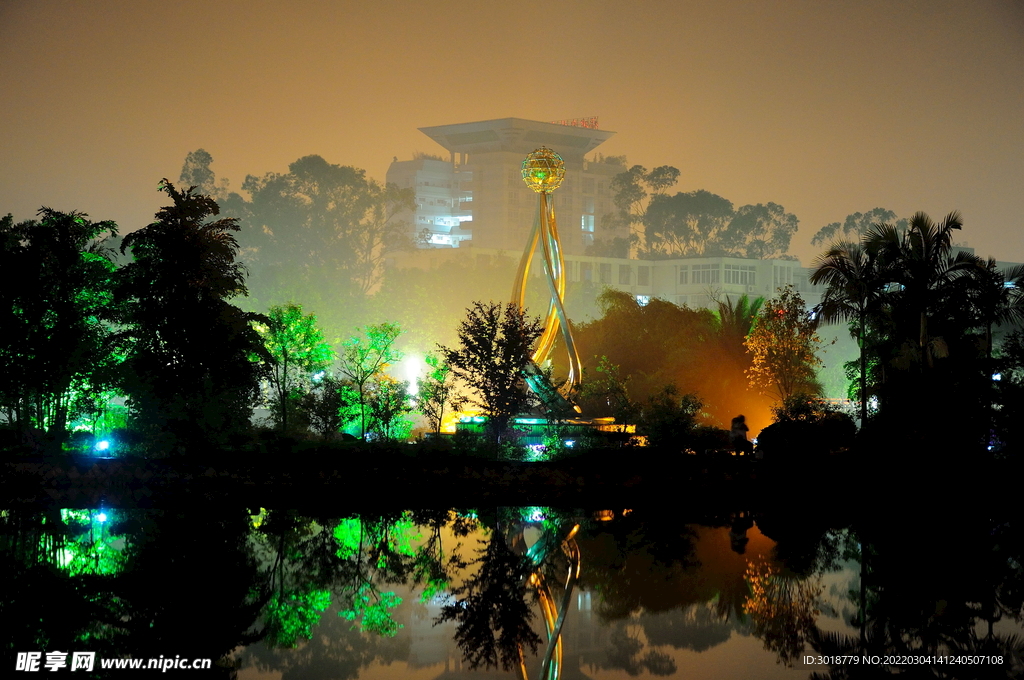 观音湖夜景