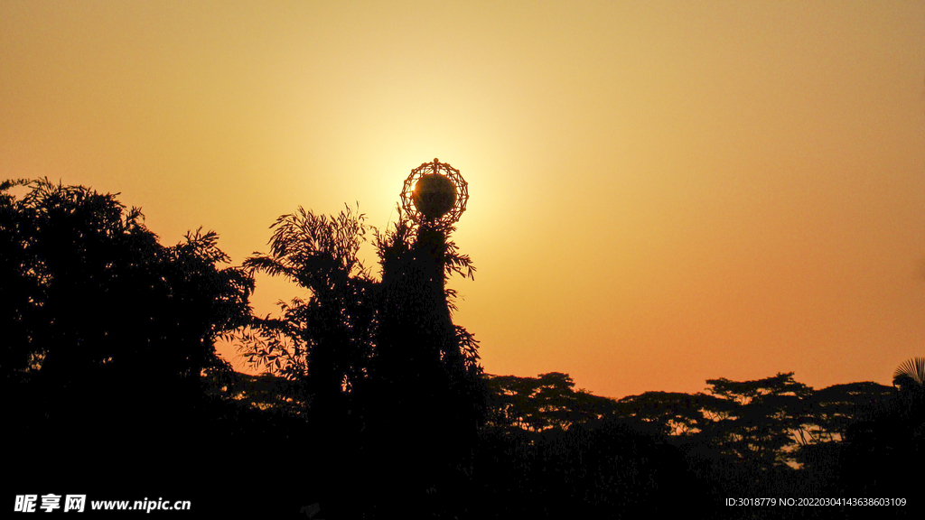 夕阳落日 