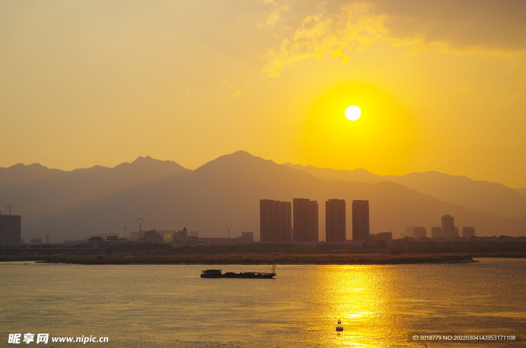 夕阳落日 