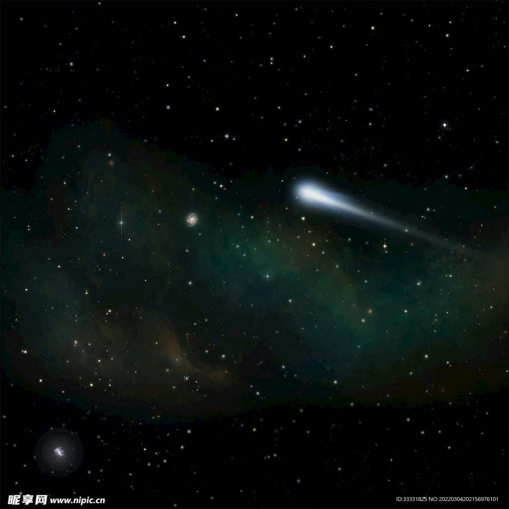 星空流星背景