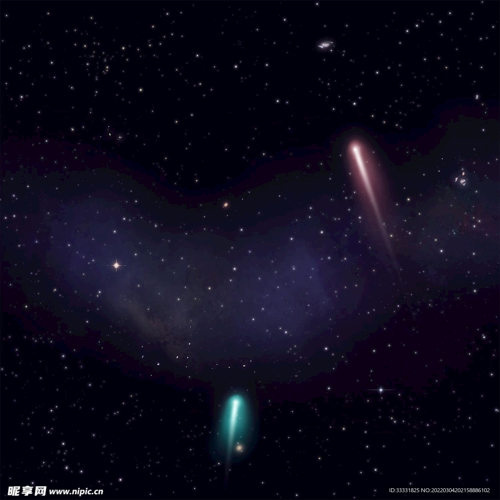 星空流星背景