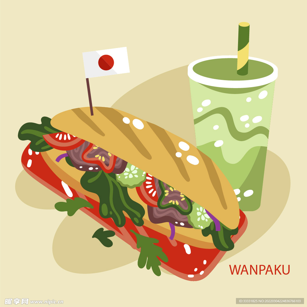 卡通食物