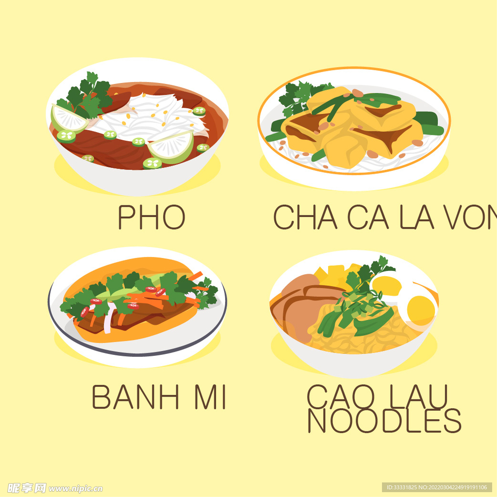 卡通食物