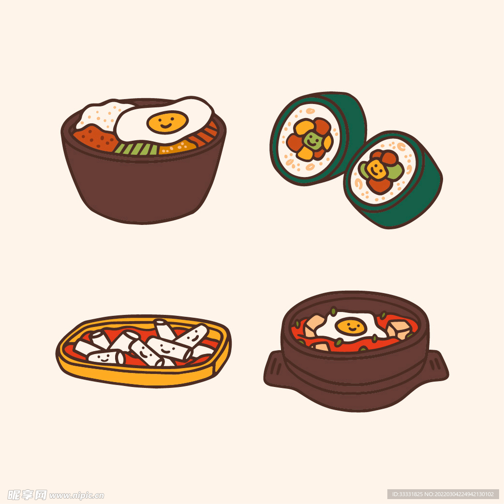 卡通食物