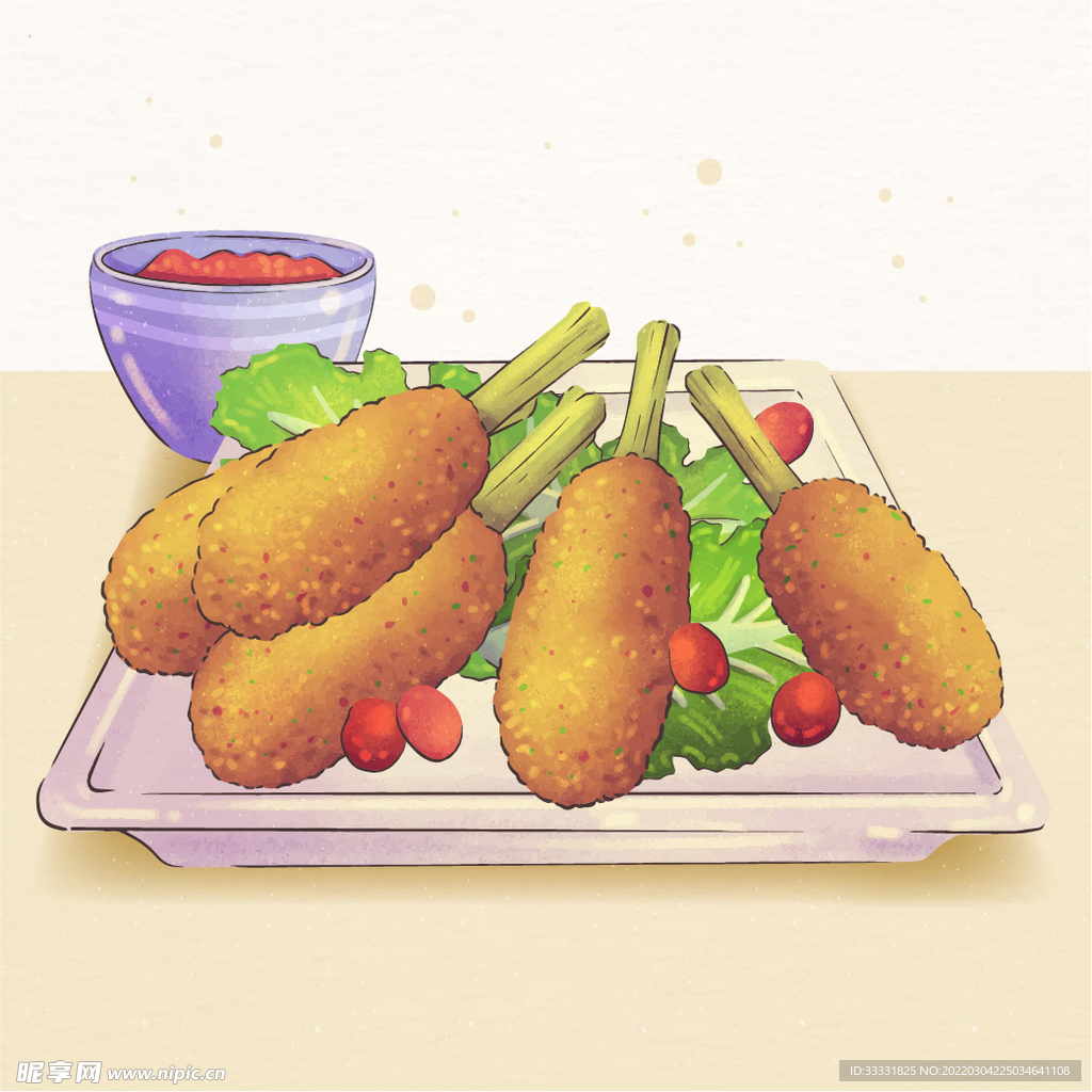 卡通食物
