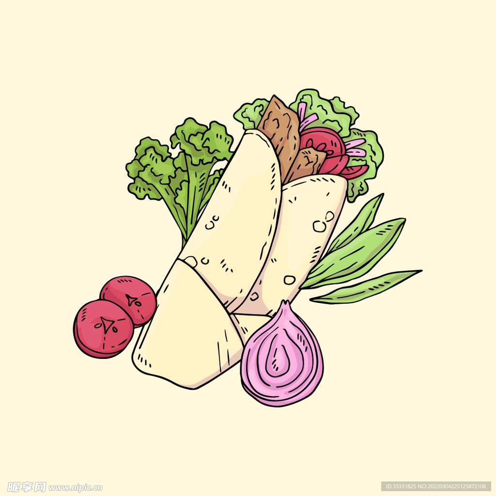 卡通食物