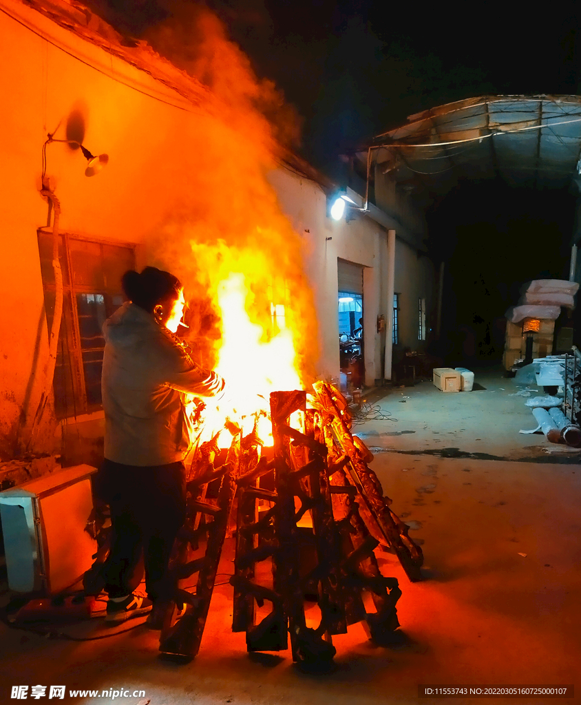 景区广场防水环保伏羲壁炉篝火