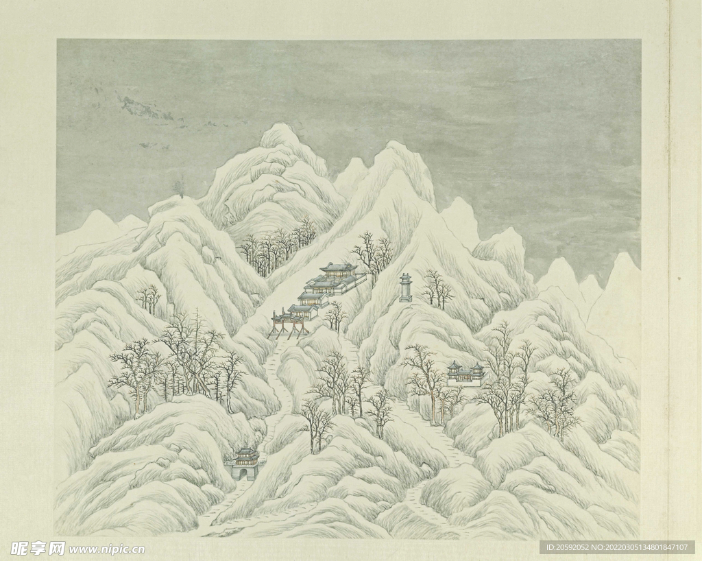 山水画  