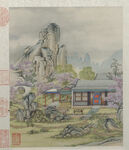 山水画  