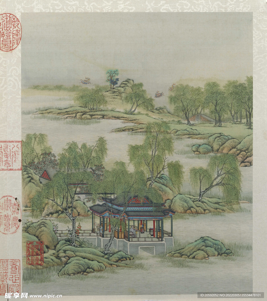 山水画  