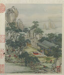山水画  