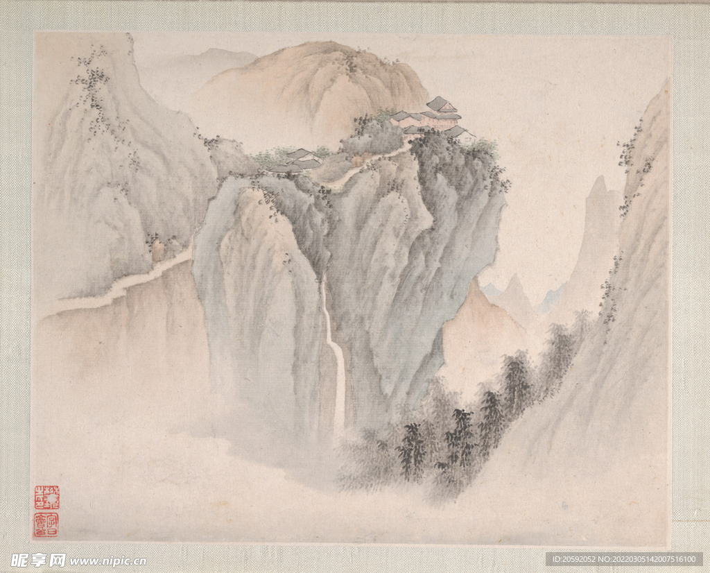 山水画  