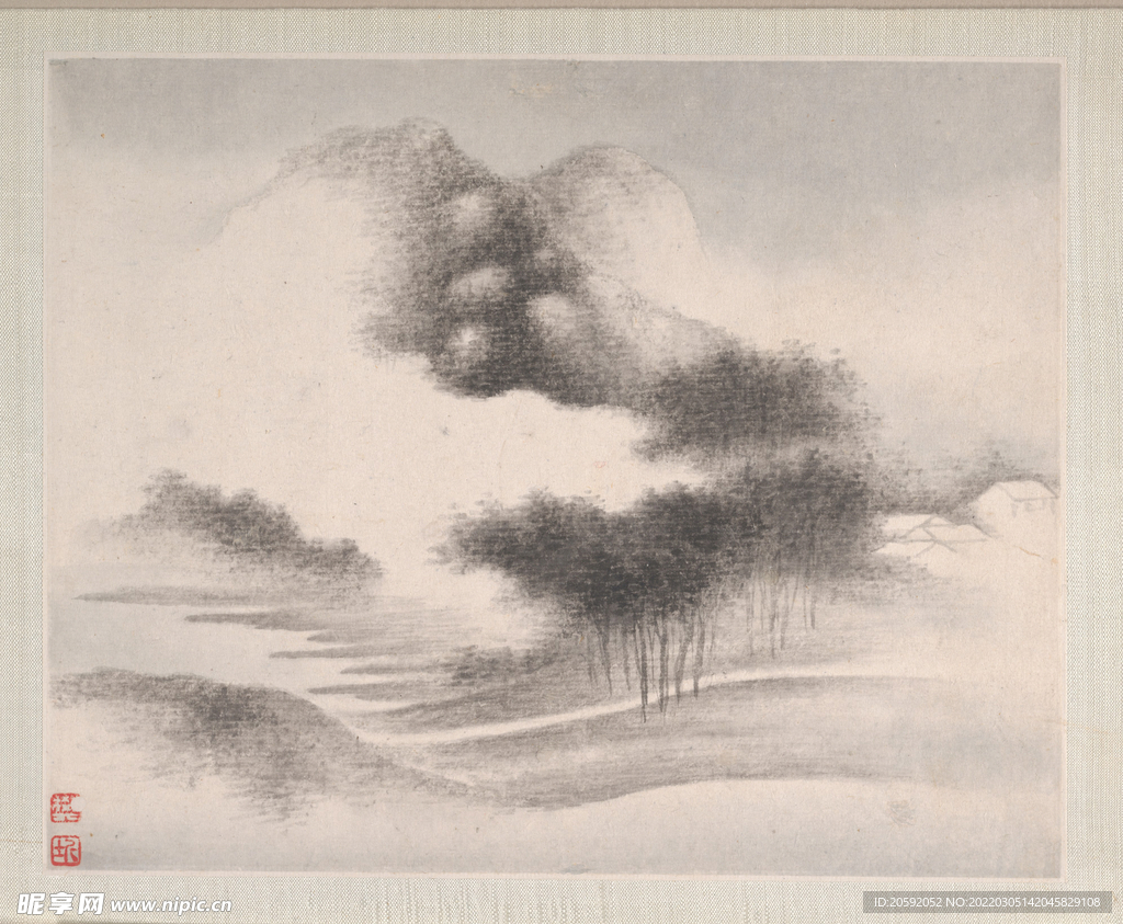 山水画  